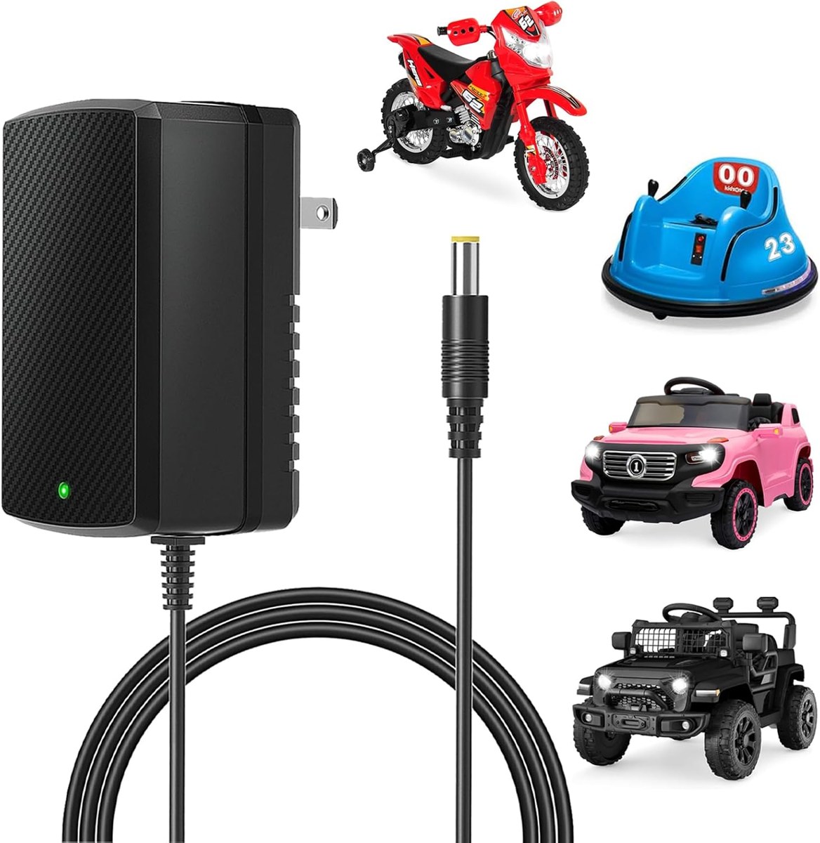 LAZORA 6V Charger for Kids Ride-On Toys