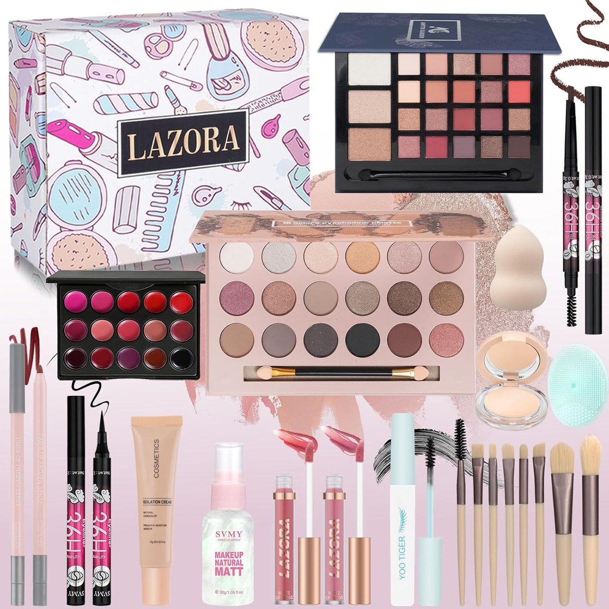 LAZORA Essential Makeup Bundle for Teen Girls